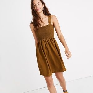 Madewell Texture & Thread Smocked Dress- XXS